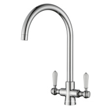 Two Ceramic Handle Kitchen Water Tap
